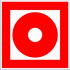 Знак F10 «Кнопка включения установок (систем) пожарной автоматики»