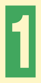 Знак ИМО 03.003 «Уровень / Этаж 1»