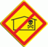 Знак «Запрещено размещение складов ядохимикатов» (VO-3.4)