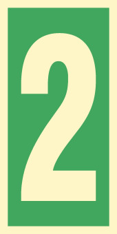 Знак ИМО 03.006 «Уровень / Этаж 2»
