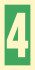 Знак ИМО 03.009 «Уровень / Этаж 4»