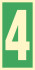 Знак ИМО 03.010 «Уровень / Этаж 4»