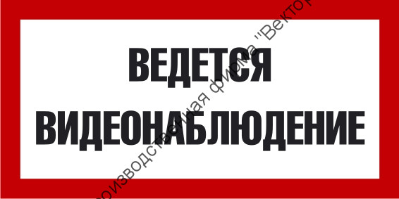 Знак «Ведётся видеонаблюдение» (TV02)