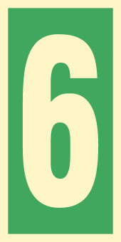 Знак ИМО 03.014 «Уровень / Этаж 6»