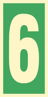Знак ИМО 03.014 «Уровень / Этаж 6»