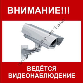 Знак «Ведётся видеонаблюдение» (TV06)