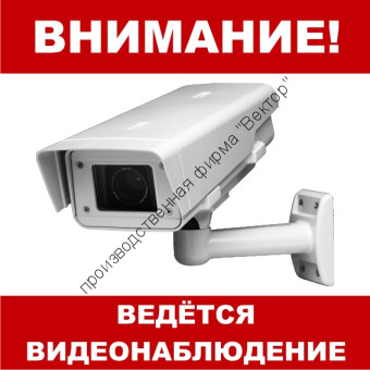 Знак «Ведётся видеонаблюдение» (TV07)