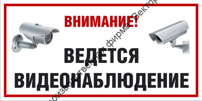 Знак «Ведётся видеонаблюдение» (TV09)