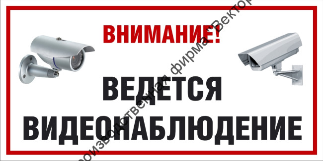 Знак «Ведётся видеонаблюдение» (TV09)