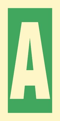 Знак ИМО 03.021 «Уровень / Этаж A»