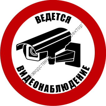 Знак «Ведётся видеонаблюдение» (TV13)