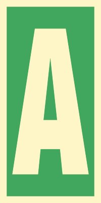 Знак ИМО 03.022 «Уровень / Этаж A»