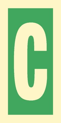 Знак ИМО 03.025 «Уровень / Этаж C»