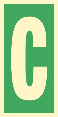 Знак ИМО 03.026 «Уровень / Этаж C»