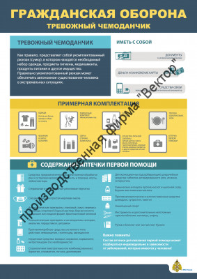 «Тревожный чемоданчик». 1 плакат
