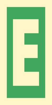 Знак ИМО 03.029 «Уровень / Этаж E»