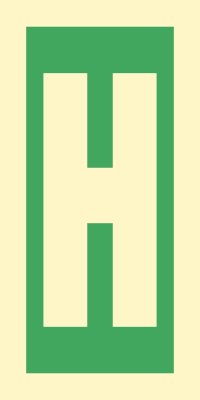 Знак ИМО 03.035 «Уровень / Этаж H»
