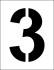 Трафарет «3»