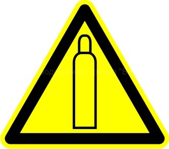 Знак W19 «Газовый баллон»
