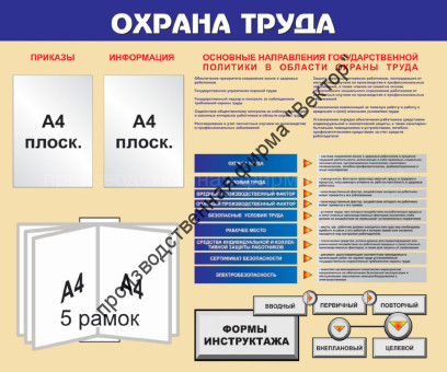 Стенд «Охрана труда». Вариант 2. Стенд «Охрана труда». Вариант 2.