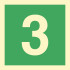 Знак ИМО 03.042 «Цифра 3»