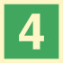 Знак ИМО 03.043 «Цифра 4»