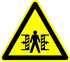 Знак W23 «Внимание. Опасность зажима»