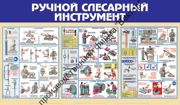 Стенд «Ручной слесарный инструмент»