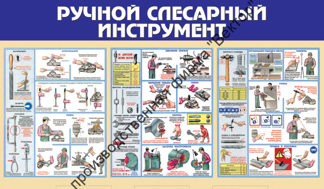 Стенд «Ручной слесарный инструмент»