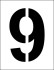 Трафарет «9»