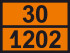 Табличка опасного груза «Дизель» (30-1202)
