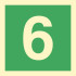 Знак ИМО 03.045 «Цифра 6»