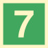 Знак ИМО 03.046 «Цифра 7»