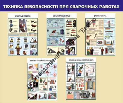 Стенд «Техника безопасности при сварочных работах»
