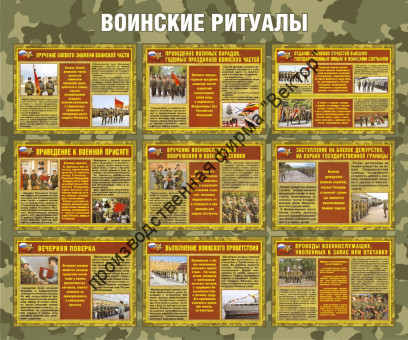 Стенд «Воинские ритуалы»