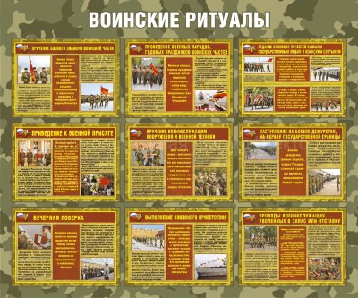 Стенд «Воинские ритуалы»