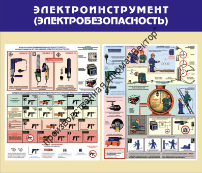 Стенд «Электроинструмент (Электробезопасность)»