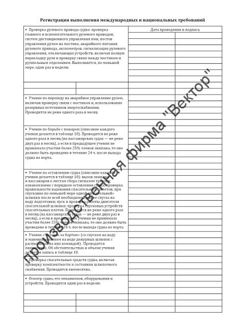 Судовой журнал для судов внутреннего водного транспорта (приказ Минтранса России от 27.10.2022 № 435)