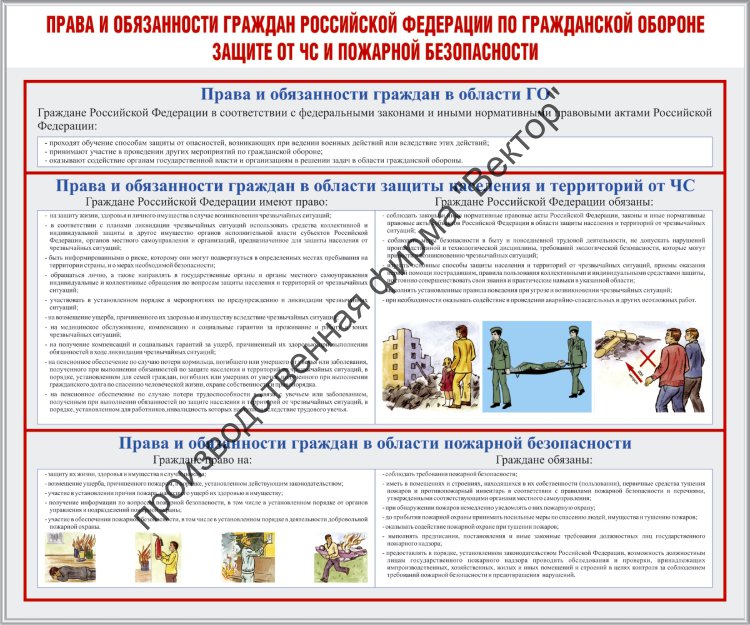 Права и обязанности граждан в области гражданской обороны презентация