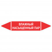 Маркировочная стрелка «Влажный насыщенный пар»