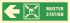 Знак ИМО 02.065 «Направление к пункту (месту) сбора налево»