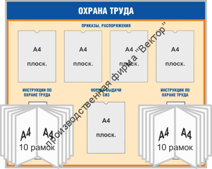 Стенд «Охрана труда». Вариант 4