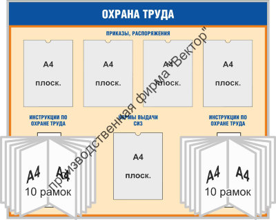 Стенд «Охрана труда». Вариант 4