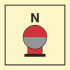 Знак ИМО 06.078 «Стационарный сосуд системы пожаротушения азотом,размещенный в защищаемой зоне»