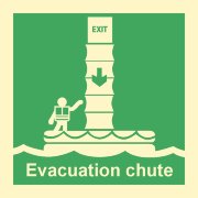 Знак ИМО 01.057 «Эвакуационный желоб»