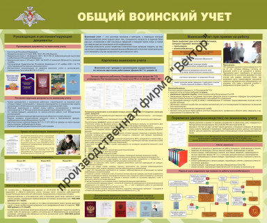 Стенд «Общий воинский учёт» Стенд «Общий воинский учёт»