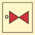 Знак ИМО 05.029 «Клапаны секции системы водораспыления»
