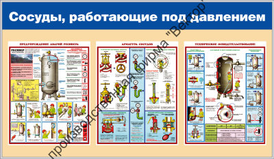 Стенд «Сосуды, работающие под давлением»