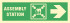 Знак ИМО 02.044 «Направление к пункту (месту) сбора направо»