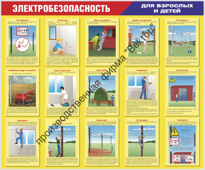 Стенд «Электробезопасность». Вариант 3.
